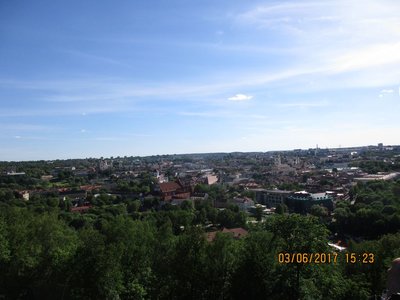 Panorama Wilna widok z Góry Trzech Krzyży